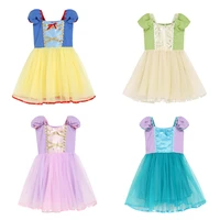 disney summer clothes baby costume girls princess cendrillon snow white dress ana belle tangled costume kids birthday vestido