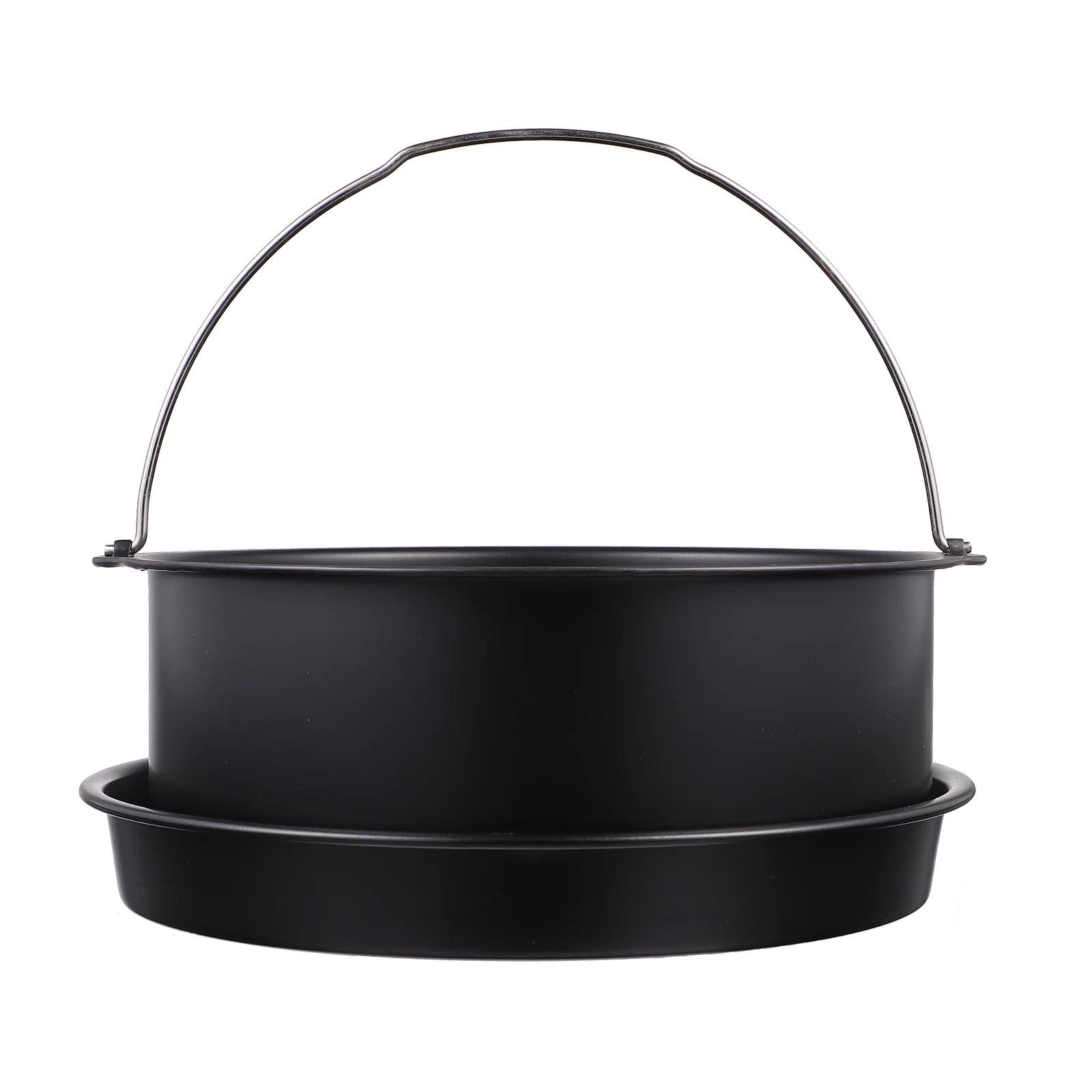 

Pizza Cooker Air Fryer Baking Pan Dish Nonstick Cookware Round Cake Bakeware Kits Grill Plate Bucket Accessories