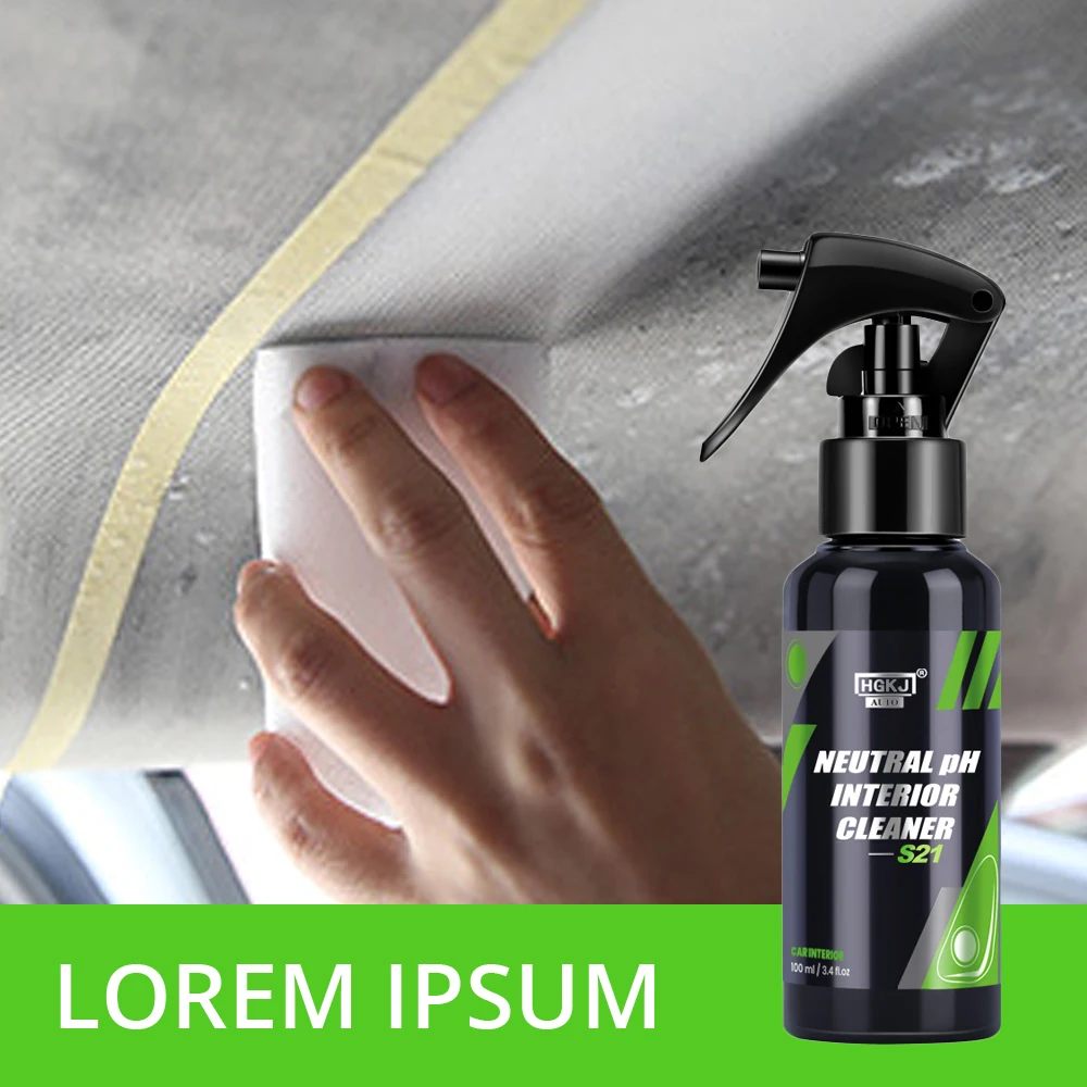 

HGKJ S21 Neutral Car Cleaning Interior Parts Plastic Refreshing Liquid Leather Repair Dry Foam Cleaner Spray Foaming Agent clean