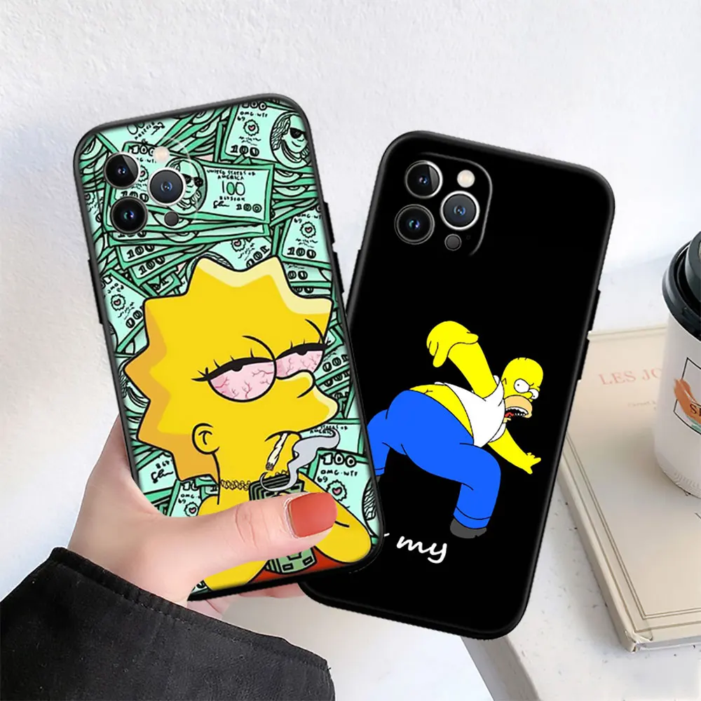 S-Simpsons Case for Samsung S24 Fe Plus Ultra A55 A35 A24 A25 A15 A05S A05 M55 M15 Quantum 2
