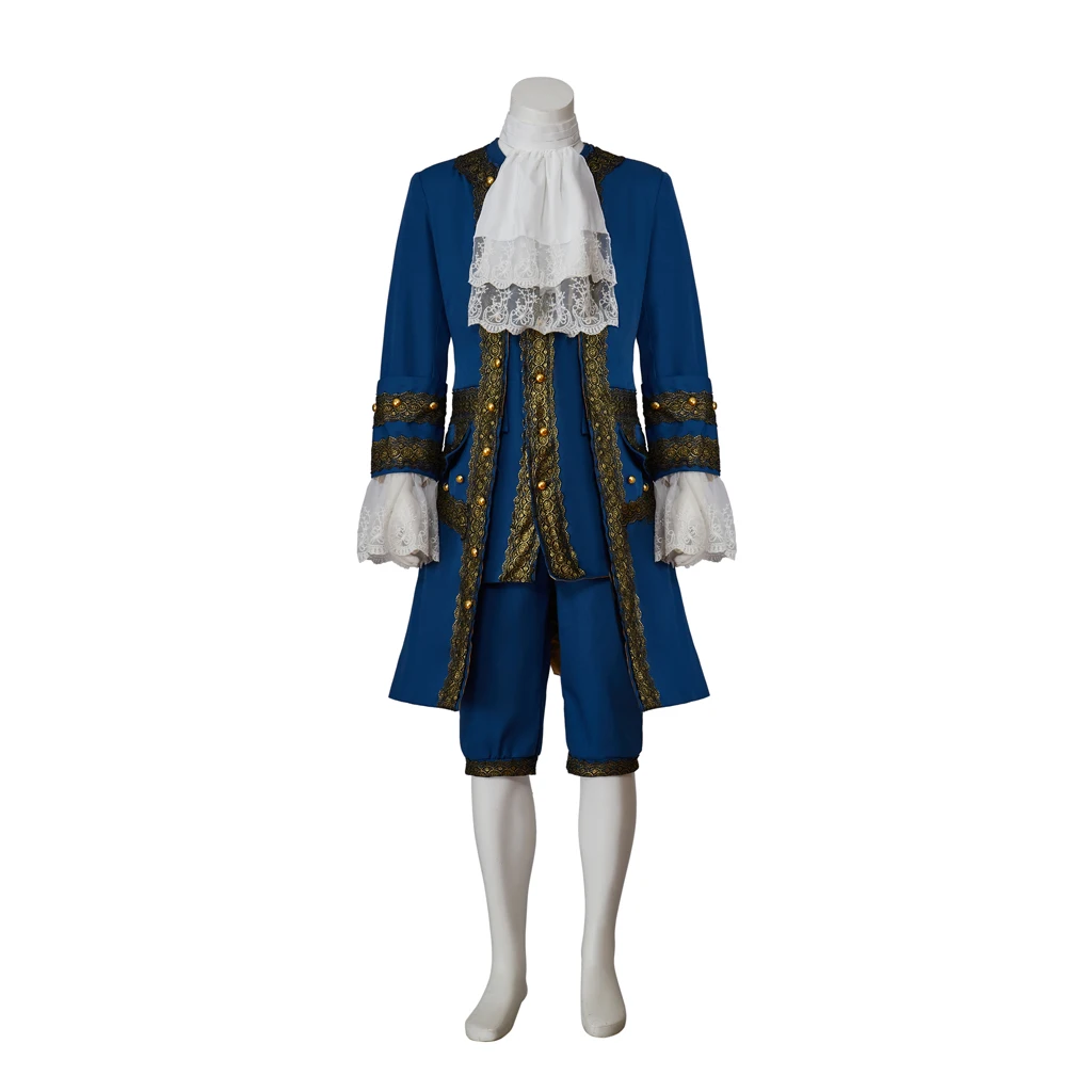 

Cosplaydiy 18th Century British Mens Gentleman Cosplay Suit Victorian Renaissance Tudor Outfit Marie Antoinette Costume