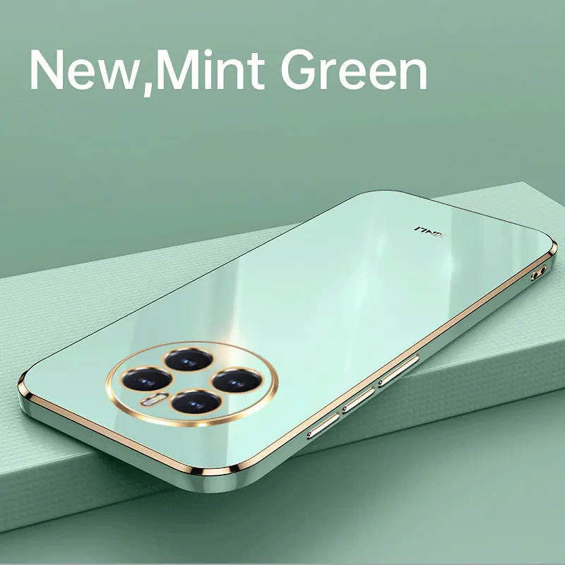 Чехол для Huawei Mate 50 Mate50 CET LX9 противоударный силиконовый чехол из ТПУ мягкая задняя