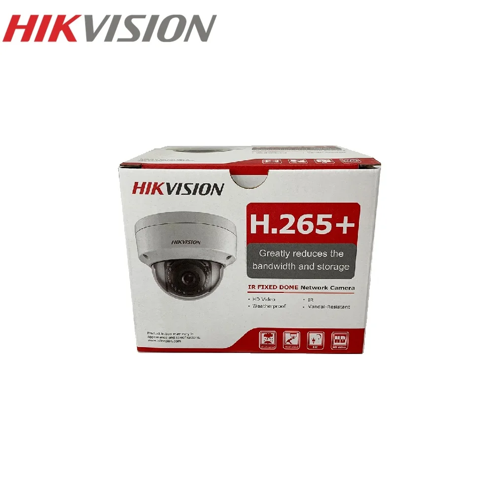 

HIKVISION DS-2CD1123G0E-I Оригинальная английская версия 2MP 1080P купольная IP-камера с поддержкой P2P Hik-Connect APP Upgrade PoE IR