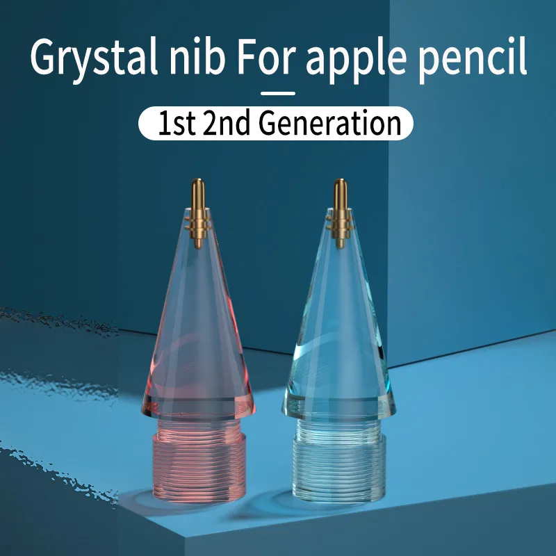 

New Tip for Apple Color Pencil Tip Nib for iPad Apple Pencil 1st 2nd Generation 1 2th Gen Pencil Replacement Tip Transparent Nib