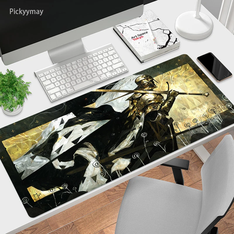 

Игровой коврик для мыши Elden Ring, Настольный коврик, игровые аксессуары для ноутбука, офисный коврик, мягкий коврик для мыши XXL, коврик для клав...