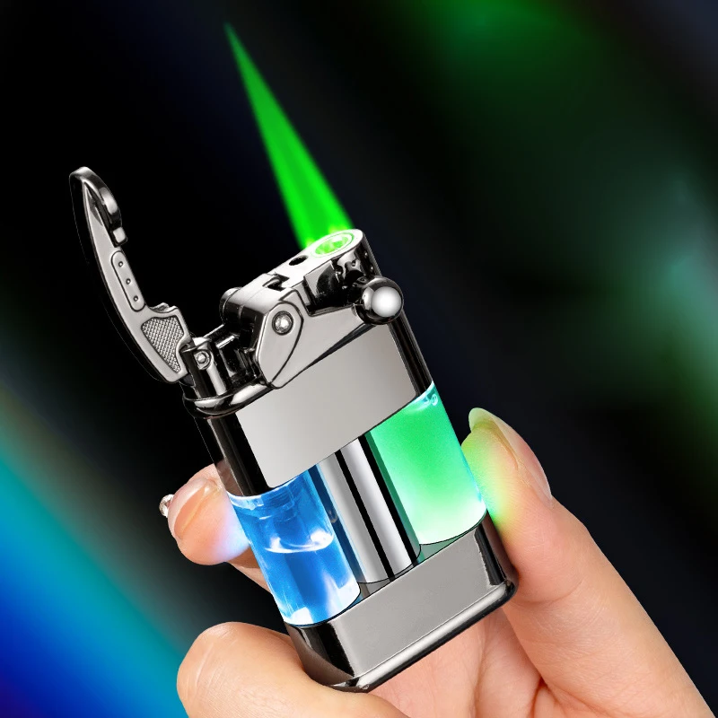 

2022 NEW Creative Metal Gas Lighters Windproof Cigar Lighters Gifts Unusual Lighters Turbine Lighters Smoking Accessories