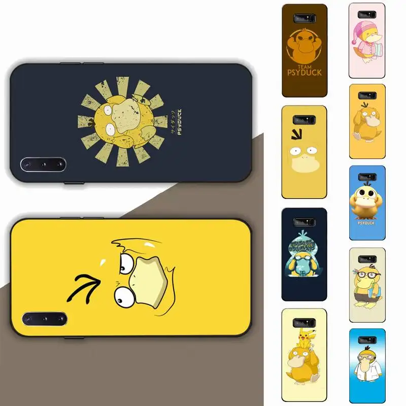 

BANDAI Psyduck Phone Case for Samsung Note 5 7 8 9 10 20 pro plus lite ultra A21 12 72