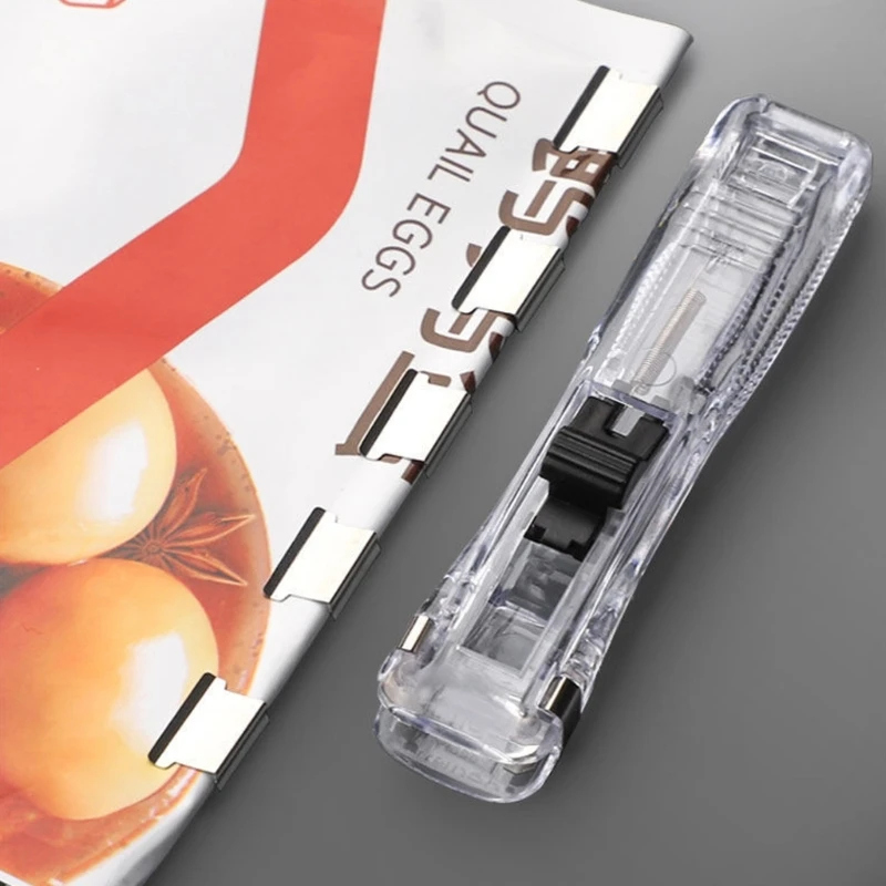 Зажимной степлер Ручной диспенсер для зажимов-скрепок Диспенсер скрепок