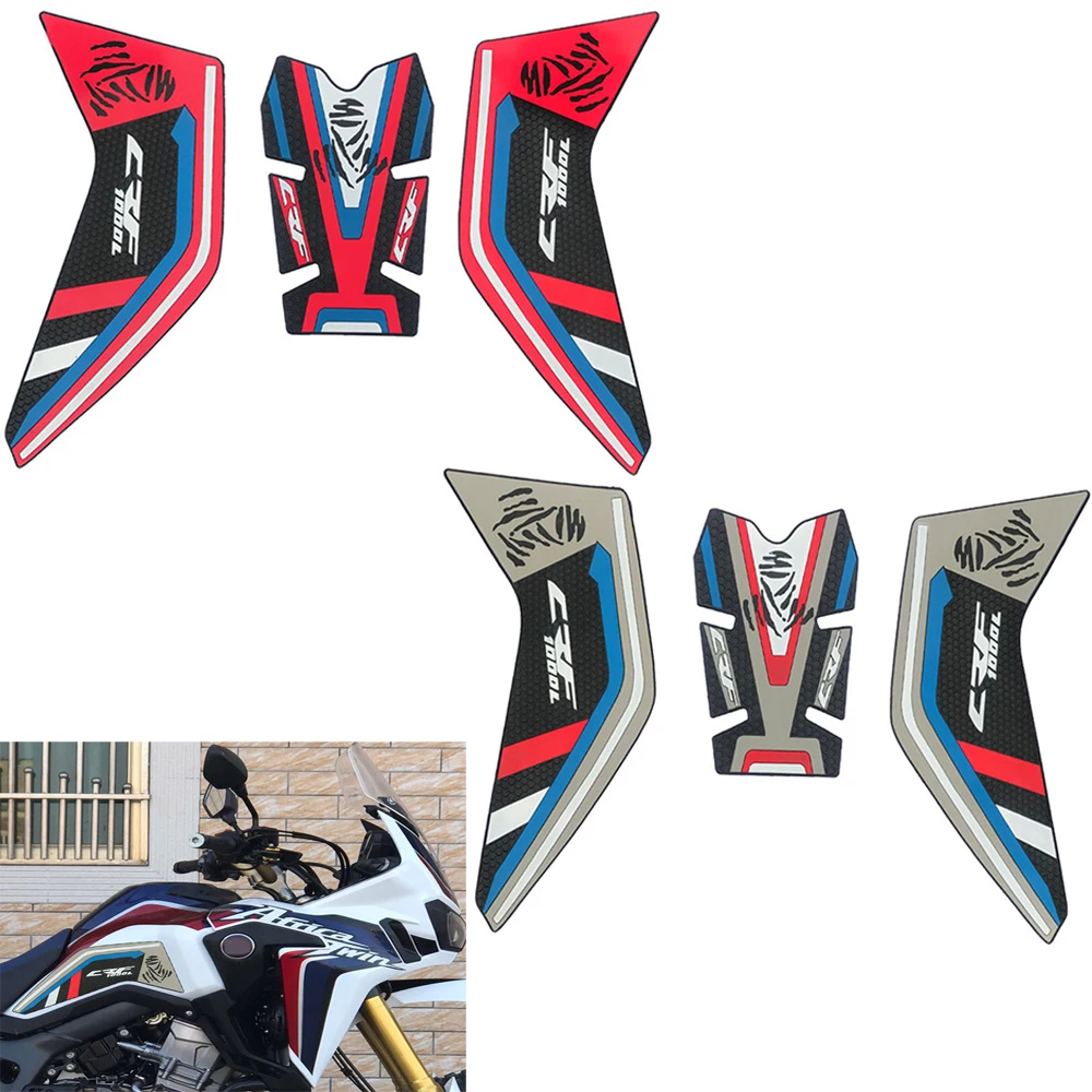 

Motorcycle Fuel Tank Cap Sticker Pad Anti Slip Traction Decal For HONDA CRF1000L CRF1100 CBF 1000 L ADV Tank Cover Protect