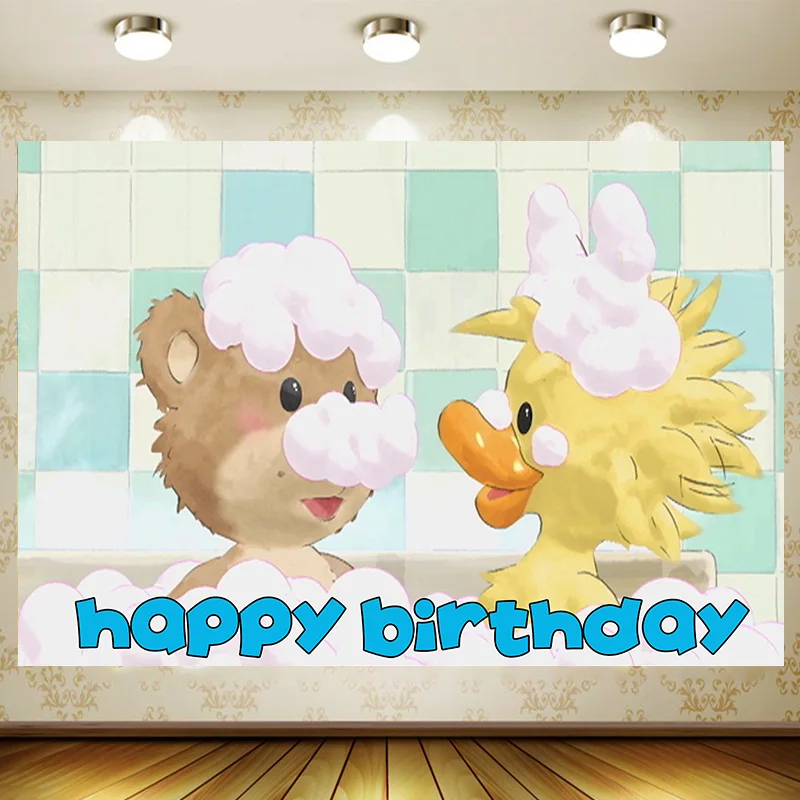 Suzi Zoo Cute тематические праздничные товары для дня рождения Kid Banner мультяшное