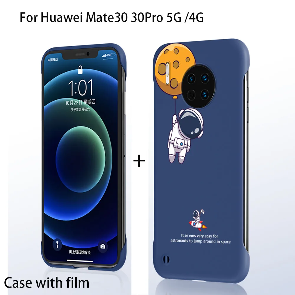 

Чехол для телефона с астронавтом для Huawei Mate30 30Pro 5G, ударопрочный ультратонкий жесткий чехол без оправы для Mate 30 30Pro 4G, матовый чехол