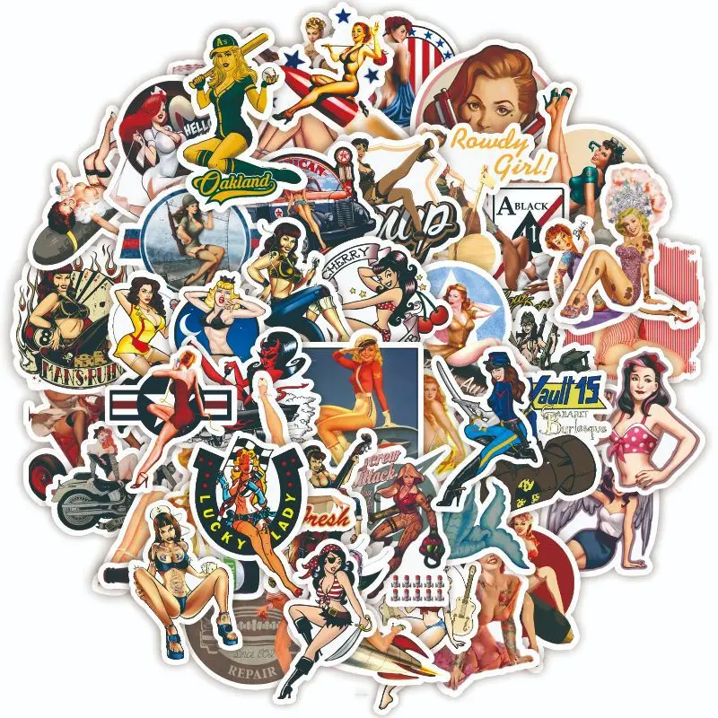 

Стикеры аниме Hentai Sexy Bunny Girl Waifu водонепроницаемые винтажные стикеры граффити для ноутбука мотоцикла гитары Deacls 10/30/49 шт.