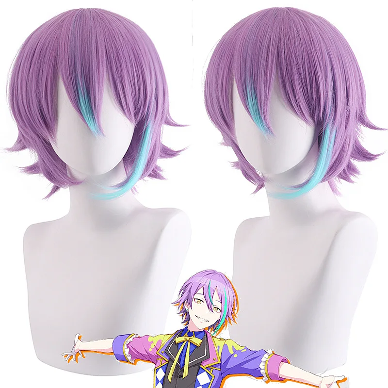 

Project Sekai Colorful Stage Feat Kamishiro Rui Short Anime Cosplay Wigs Fiber Heat Resistant Synthetic Hair + Wig Cap