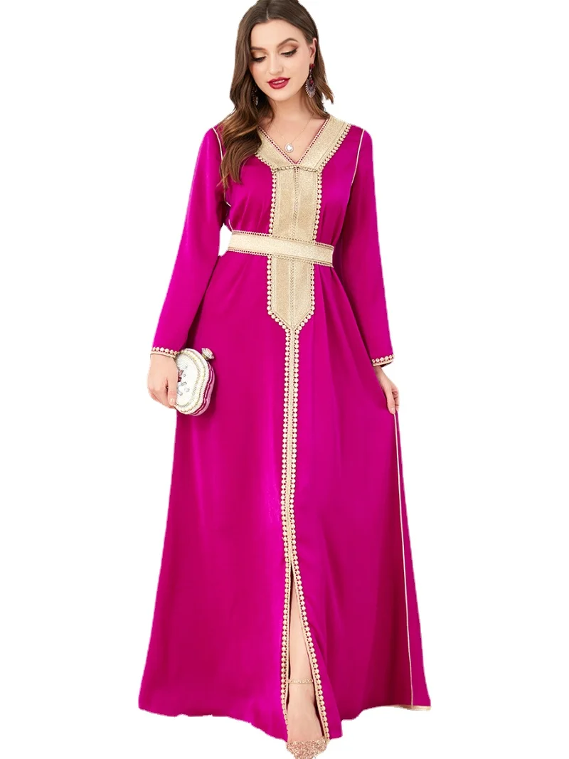 

Eid 2023 Ramadan Muslim Abaya Dress Women Maxi Dresses Jilbab Turkey Islamic Vestidos Elegant India Moroccan Kaftan Arab Elbise