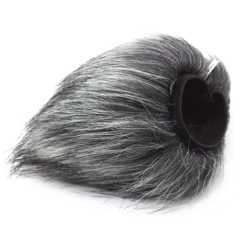 

HOT-MIC Furry Cover Windscreen Windshield Muff For TASCAM DR-100 MKII DR100 MKII Voice Recording Pen , HN-19