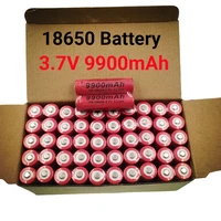 actual capacity 18650 lithium battery rechargeable 9900 mah lithium battery 3 7v strong light flashlight rechargeable battery