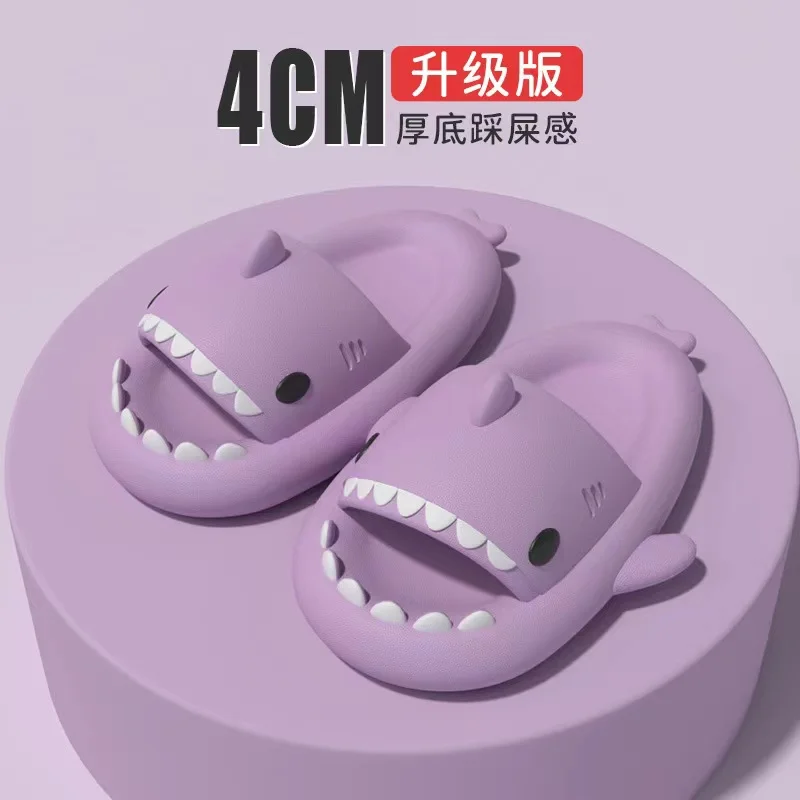 EAEOVCNI2024 новинка Летние сланцы в виде акулы для мужчин и женщин сандалии ванной