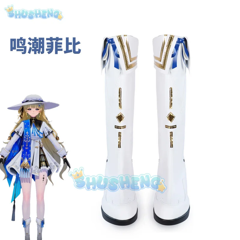 Wuthering Waves Фиби Обувь для косплея Аниме Персонаж Опора Хэллоуин Карнавал Вечеринка
