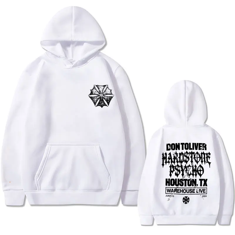 Рэпер Don Toliver Hardstone Psycho Album Толстовка с графическим рисунком Мужская винтажная