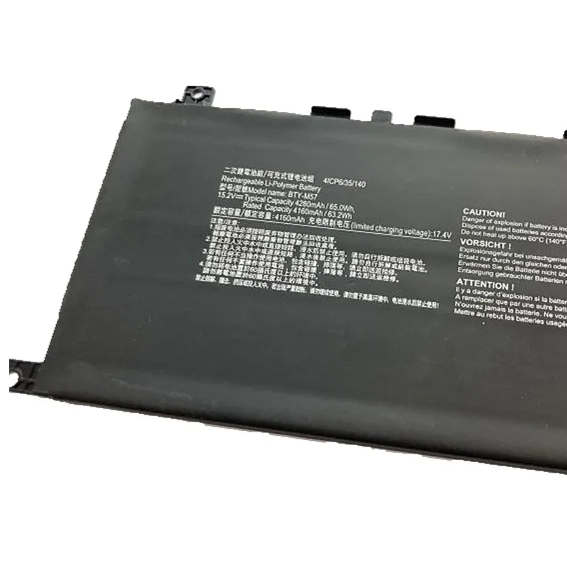 BTY-M57 15 2 V 4282mAh 65Wh Аккумулятор для ноутбука Msi GP66 Leopard 10UG GP76