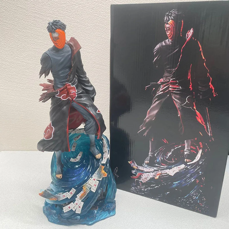 

Naruto Figure Shippuden Anime Action GK Uchiha Obito Battle Damaged Edition 35cm PVC Model Figma Desktop Collection Toys Gift