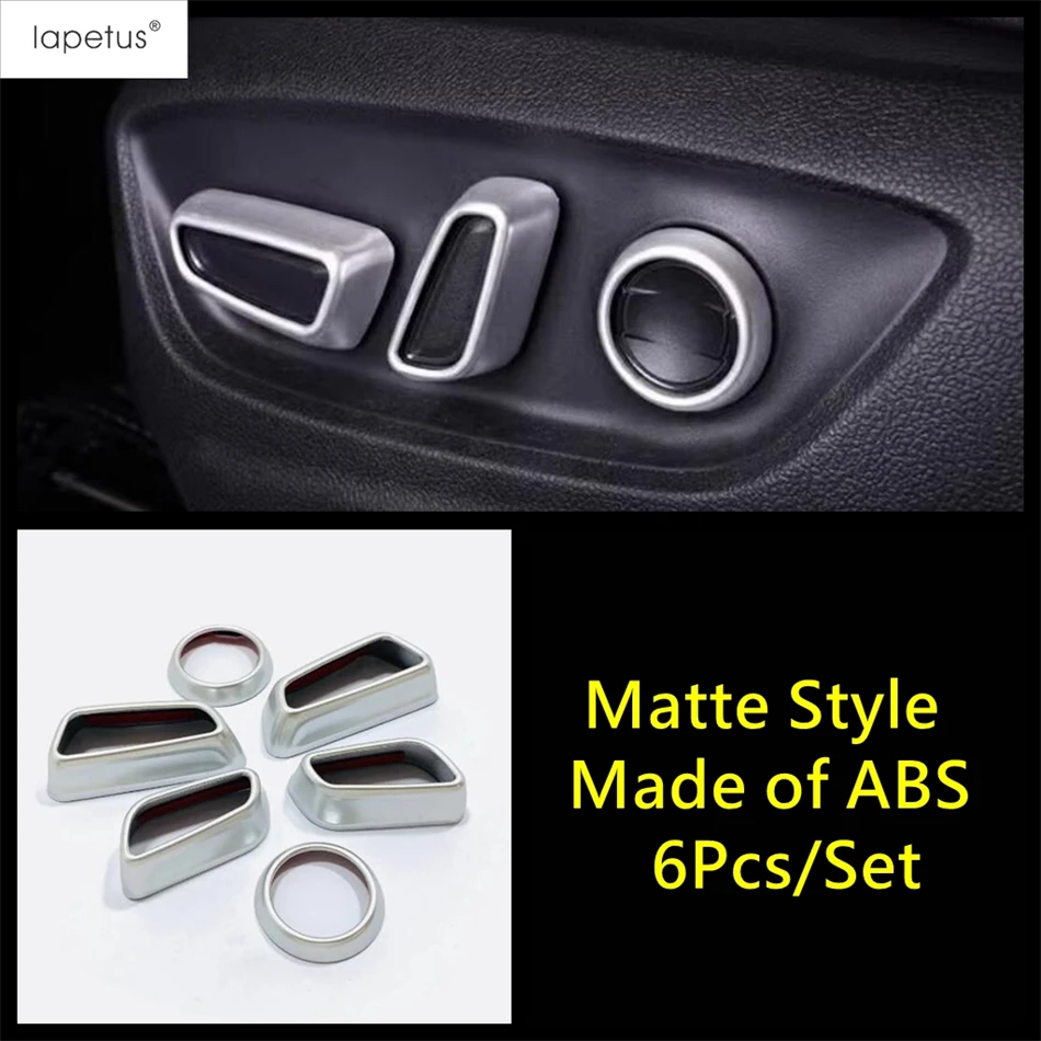 

Кнопка регулировки для автомобильного сиденья, панель управления с блестками, Обложка, красные аксессуары для Toyota RAV4 XA50, Camry, Avalon 2019 - 2024