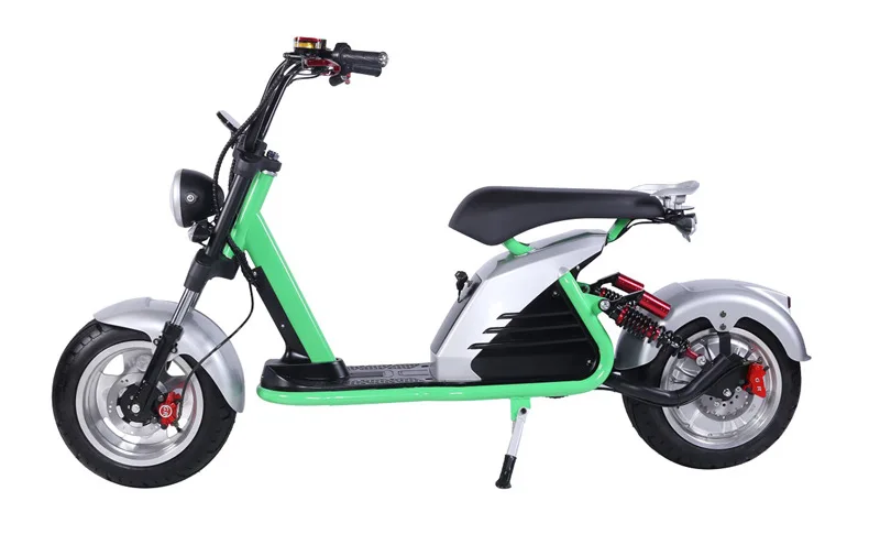Фото Электромобиль с литиевой батареей, большой колесный самокат для взрослых с широкими шинами, новый двухместный самокат. №3