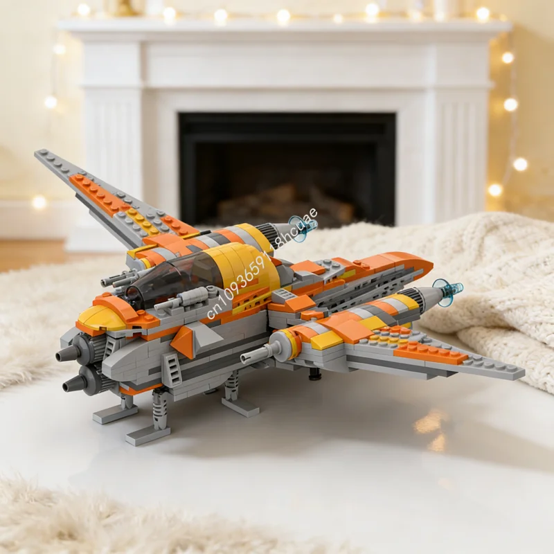 Фото 489 деталей MOC Slayn Korpil VIC 3 Locust Assault Star Battle: Конструктор-модель, архитектурная игрушка, рождественский подарок, развивающая игрушка №1