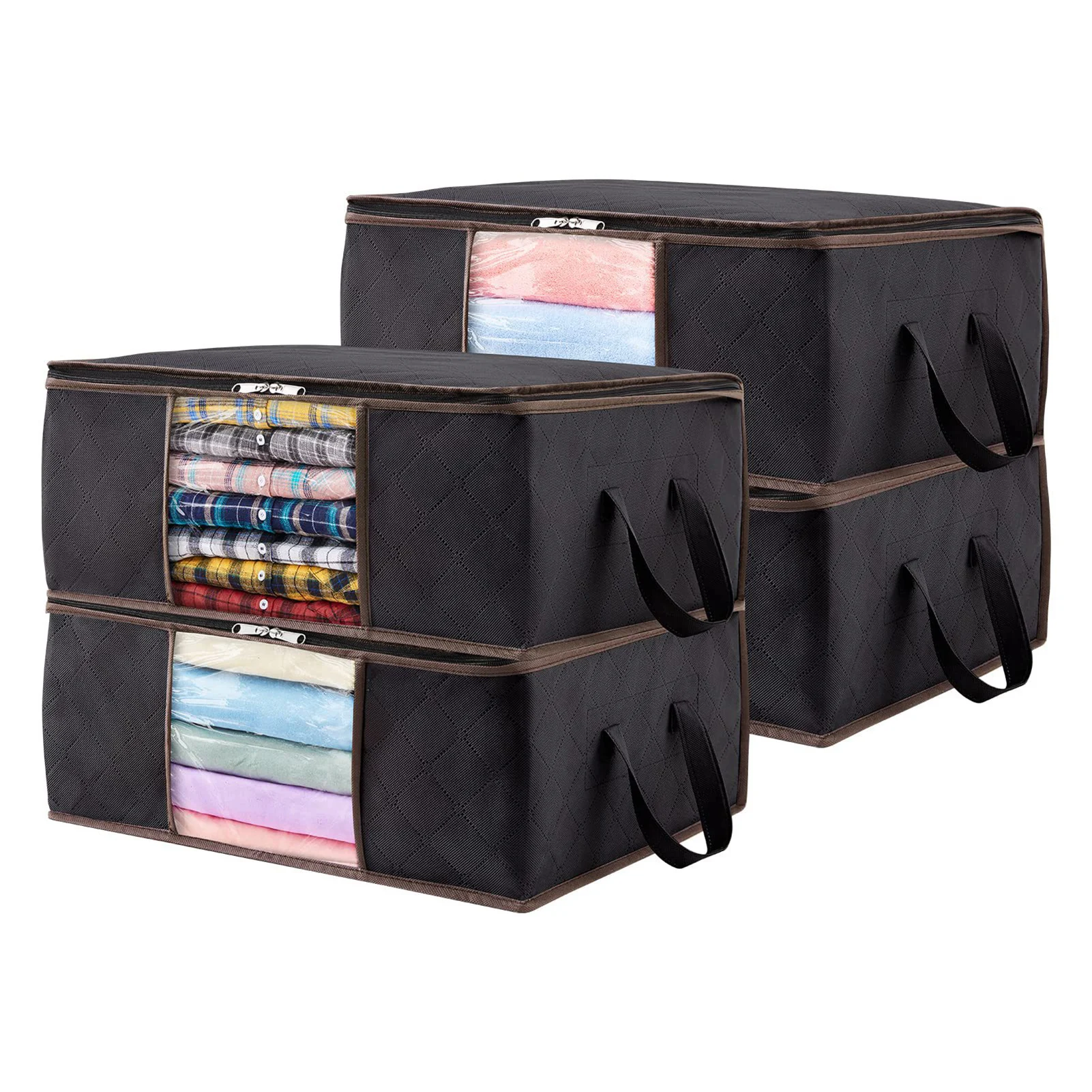 

4 шт., складные мешки для хранения одежды