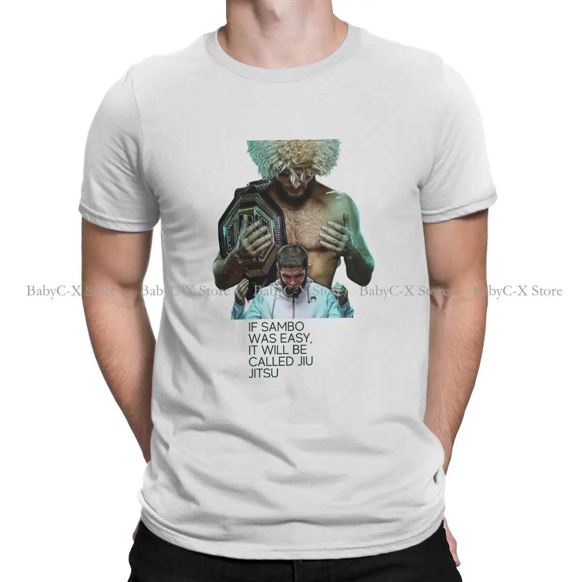 Khabib Nurmagomedov Boxer Hawk Eagle полиэстер футболки ислам Sambo Masters характерная Мужская футболка Новая трендовая одежда 6XL
