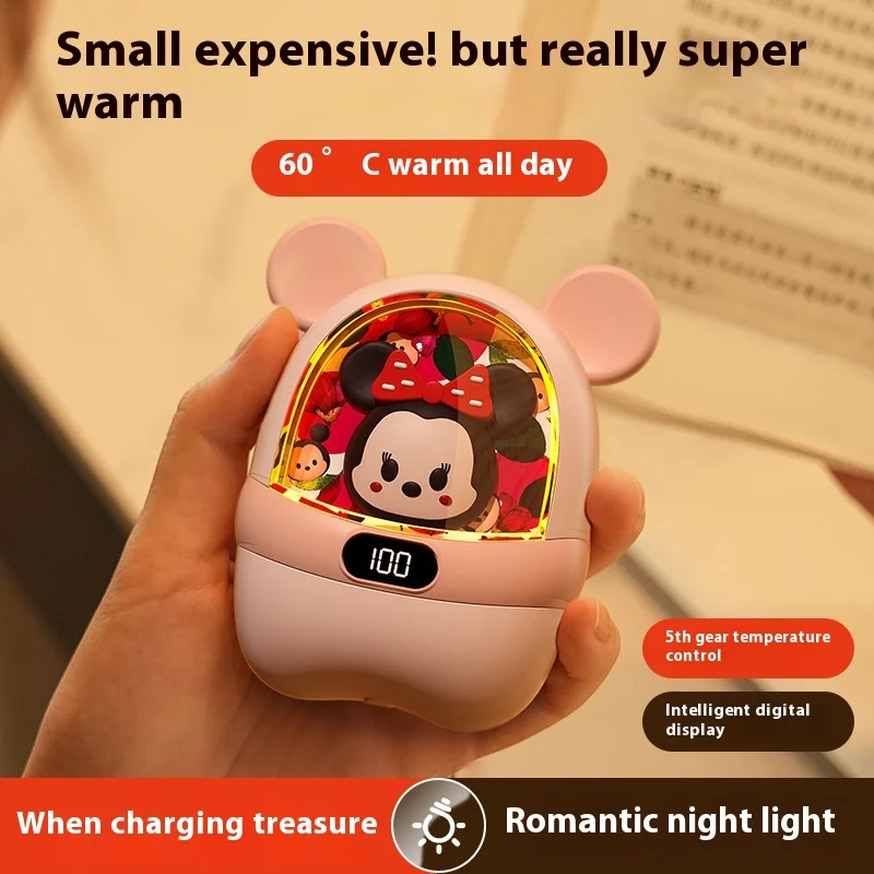 Новинка 2024 года мультяшный клубничный медведь Микки 2 в 1 теплая рука регулировка