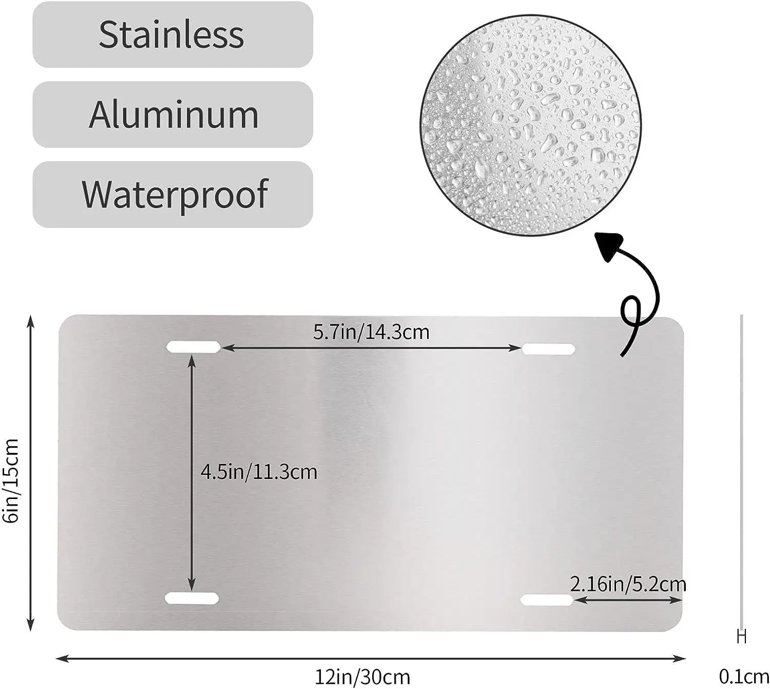 Благодарная Благословенная передняя крышка номерного знака автомобиля с