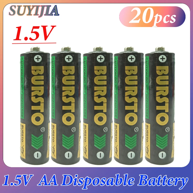 

Disposable Battery1.5v Battery AA Alkaline Batteries Safe Strong Explosion-proof 1.5 Volt Battery for Flashlight Camera Mouse