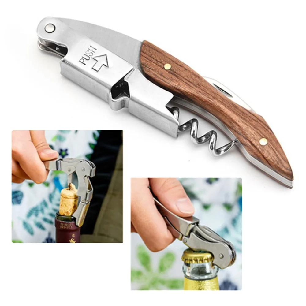 

Открывалка для вина, Профессиональный штопор для официантов, открывалка для пивных бутылок, открывашка для консервных баров, аксессуары дл...