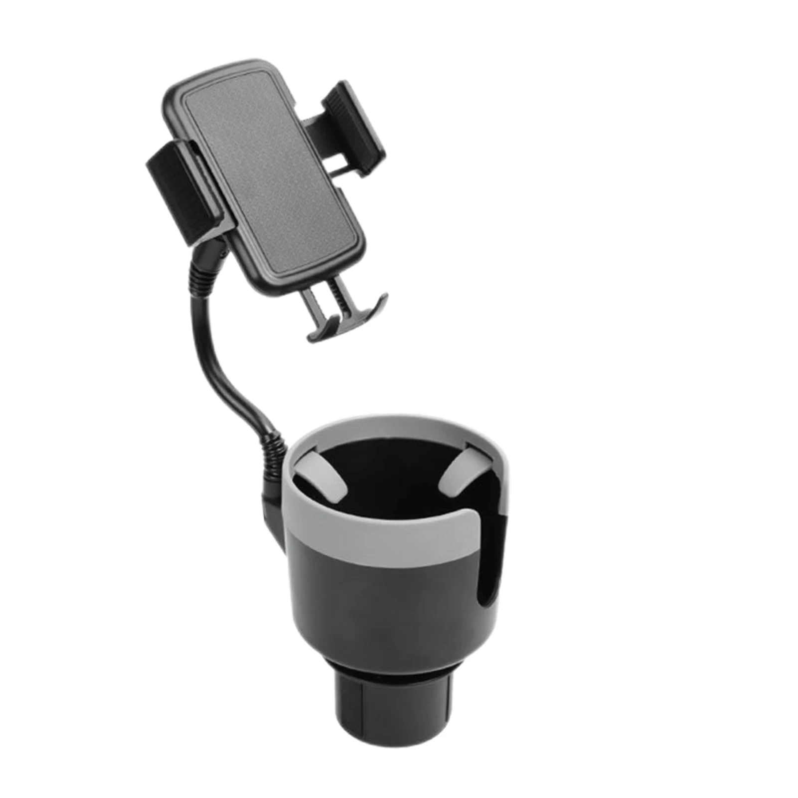 

2-in-1 Car Cup Holder Phone Holder Mount Multifunctional Car Cup Holder Phone Mount Sturdy Car Drink Holder For Coffee Beverage