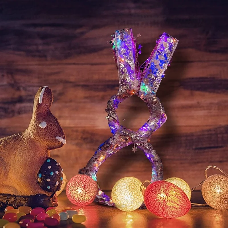 Лента Пасхальная гирлянда на батарейках для Пасхальной елки праздничный декор