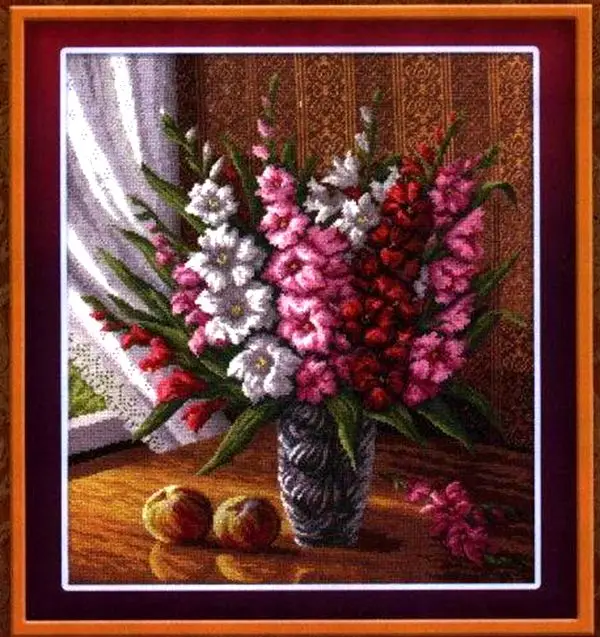 

NN YIXIAO Counted Cross Stitch Kit Cross stitch RS cotton with cross stitch anna c-1174 Gladiolus bouquet 50-50