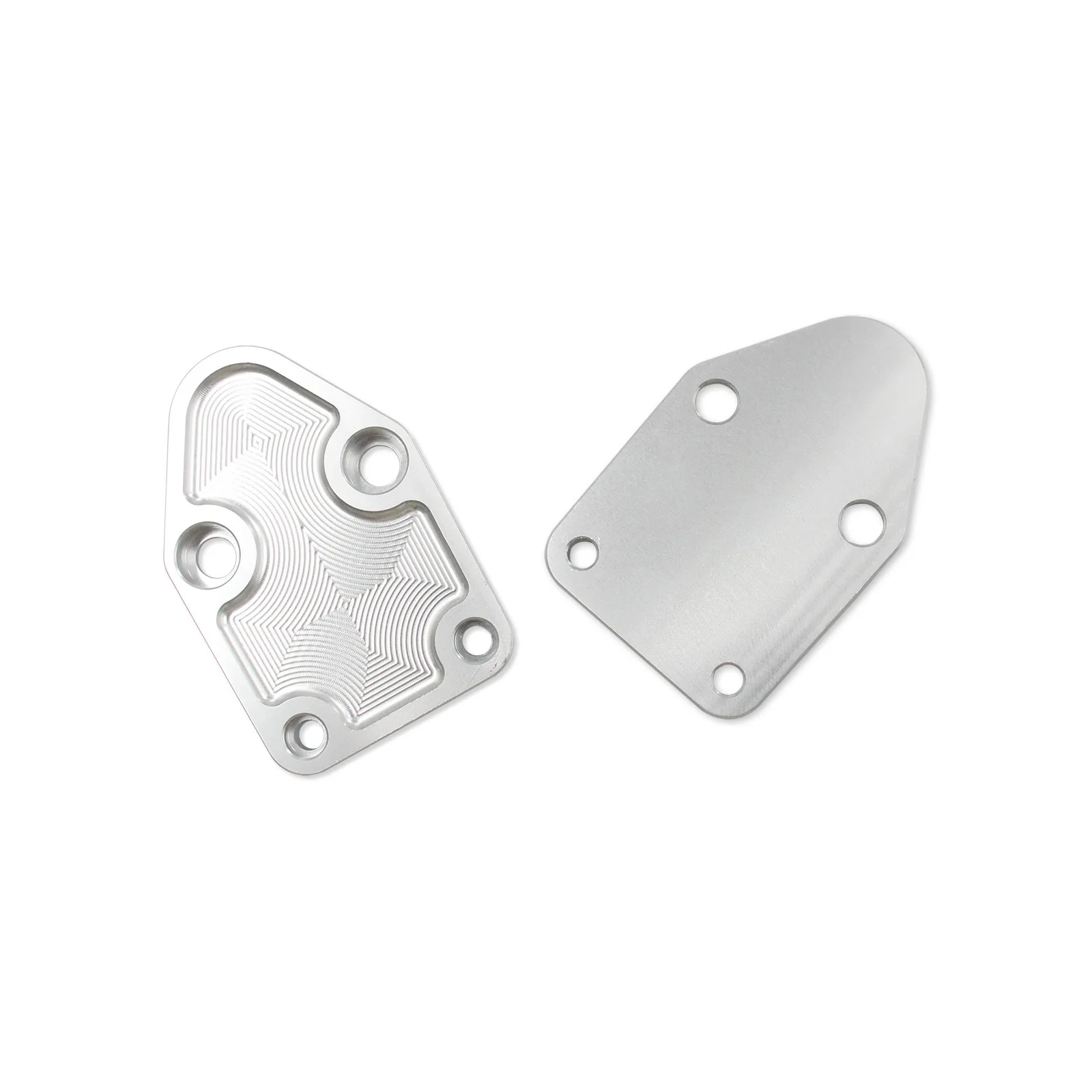 Фото Алюминиевая заглушка топливного насоса SMALL BLOCK для CHEVY BILLET FUEL PUMP BLOCK OFF PLATE, SBC 283 327 350 # 2071 №3