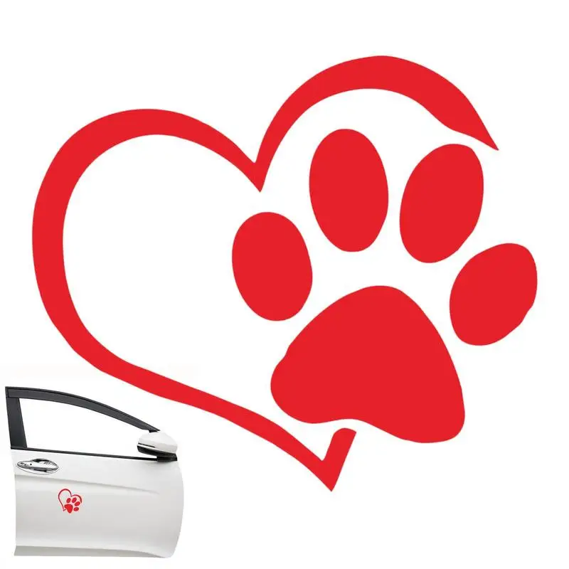 

Automotive Heart Decals Waterproof Print Stickers For Trucks Walls Hotels Decoration Cute Love Sticker Wall Bumper Warning Heart