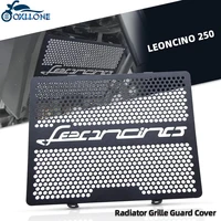motorcycle accessories aluminum radiator grille guard cover radiator guard for benelli leoncino 250 leoncino250 all years