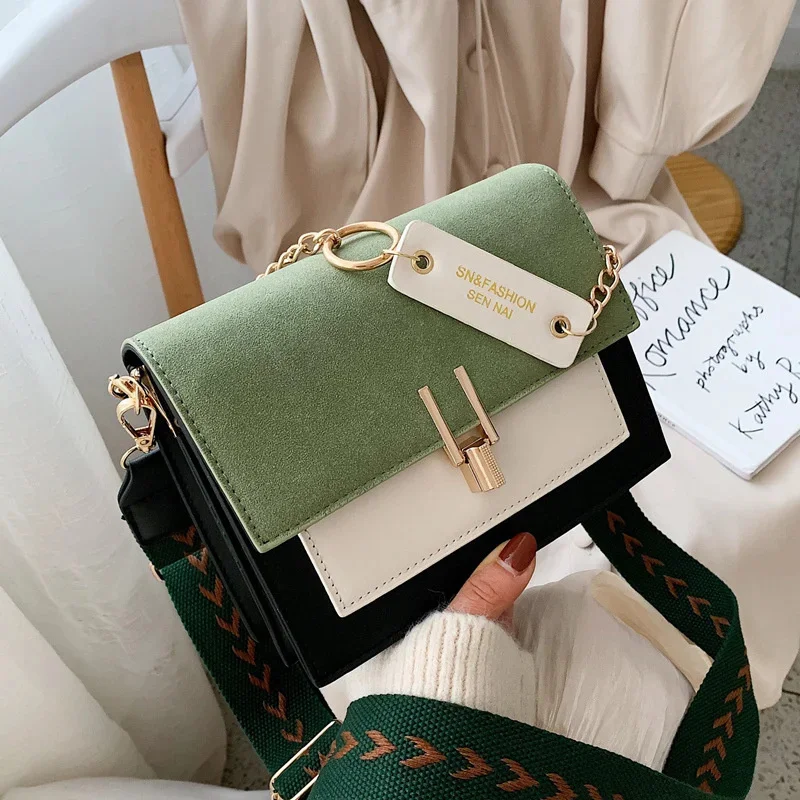

Women's Crossbody Bag 2023 Summer New Fashion PU Women's Handbag Luxury Designer Handbag Female Shoulder Bag Versatile 4 Color
