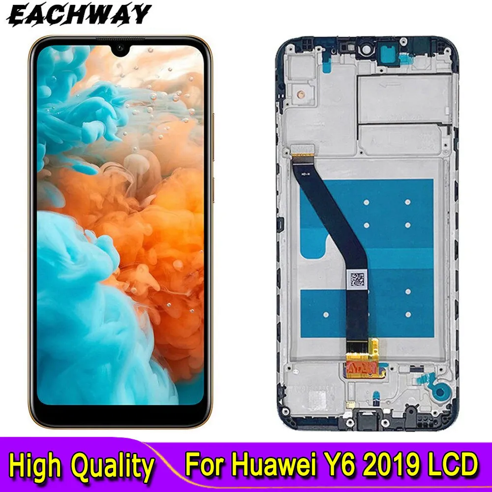 ЖК-дисплей для Huawei Y6 2019 с сенсорным экраном, для Huawei Y6 Prime 2019, ЖК-дисплей для детской модели LX1, LX2, LX3, L21, L22, Y6 Pro 2019, ЖК-дисплей