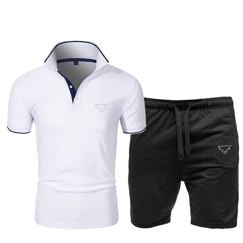 

Summer Korean Fashion Men's Polo Shirt Luxury 3D Printed Collar Polo Top