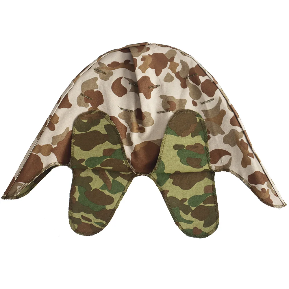 M1 Helmet Pacific Camouflage Cover WW2 WWII US Army Replica Waterproof Tactical Beanie Military Headgear
