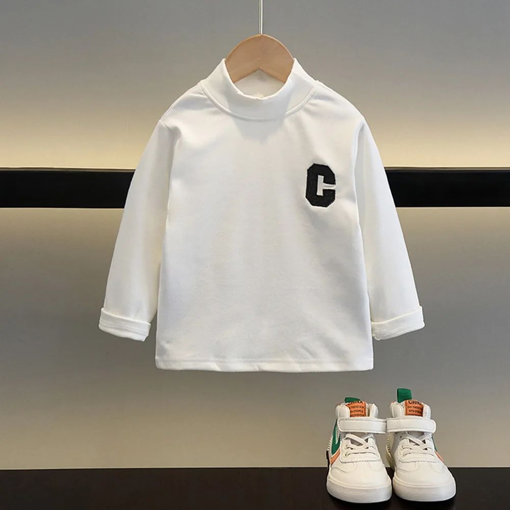 

Spring & Autumn Fall Clothes for Kids Teen Girls Clothing Fashion Tees Baby Boys Tops Cotton Children's Long Sleeve T-Shirts