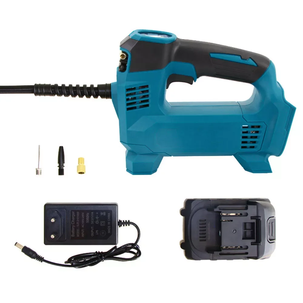 

High Power Cordless Inflator Portable Auto-stop Car Air Compressor Pump Digital LCD Display Multifunction Inflation Equipment