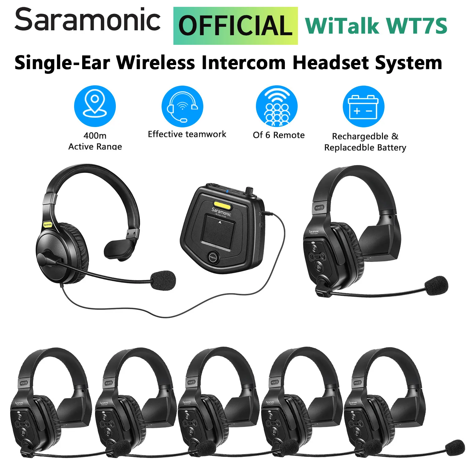 Беспроводная гарнитура Saramonic Witalk WT7S