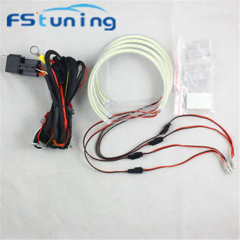 

Fтрюing Ксеноновые белые 4*131 мм 120 светодиодов автомобиля SMD светодиодный ангельские глазки для BMW E36/E38/E39/E46 Проектор Автомобильная фара Smd СВЕТОДИОДНЫЙ ангельские глазки