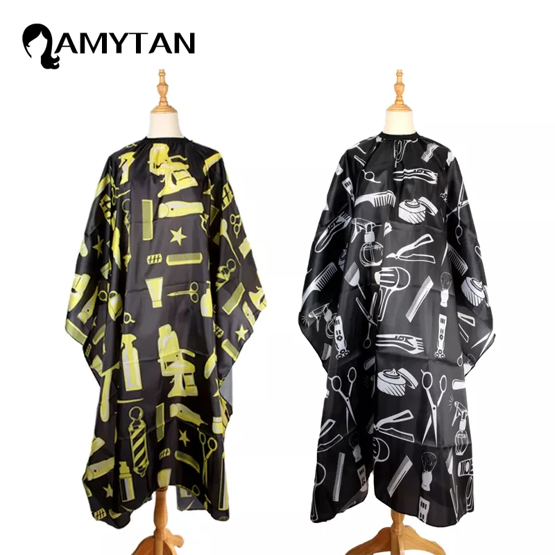 

Парикмахерская Профессиональная парикмахерская Водонепроницаемая накидка для стрижки волос из полиэстера фартук для волос дизайнерские принадлежности для салона