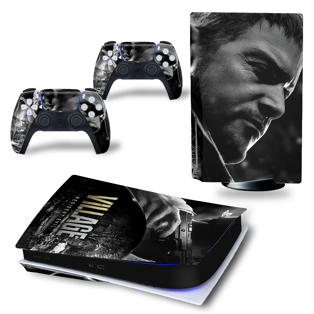 Наклейки для консоли playstation 5 и двух контроллеров |